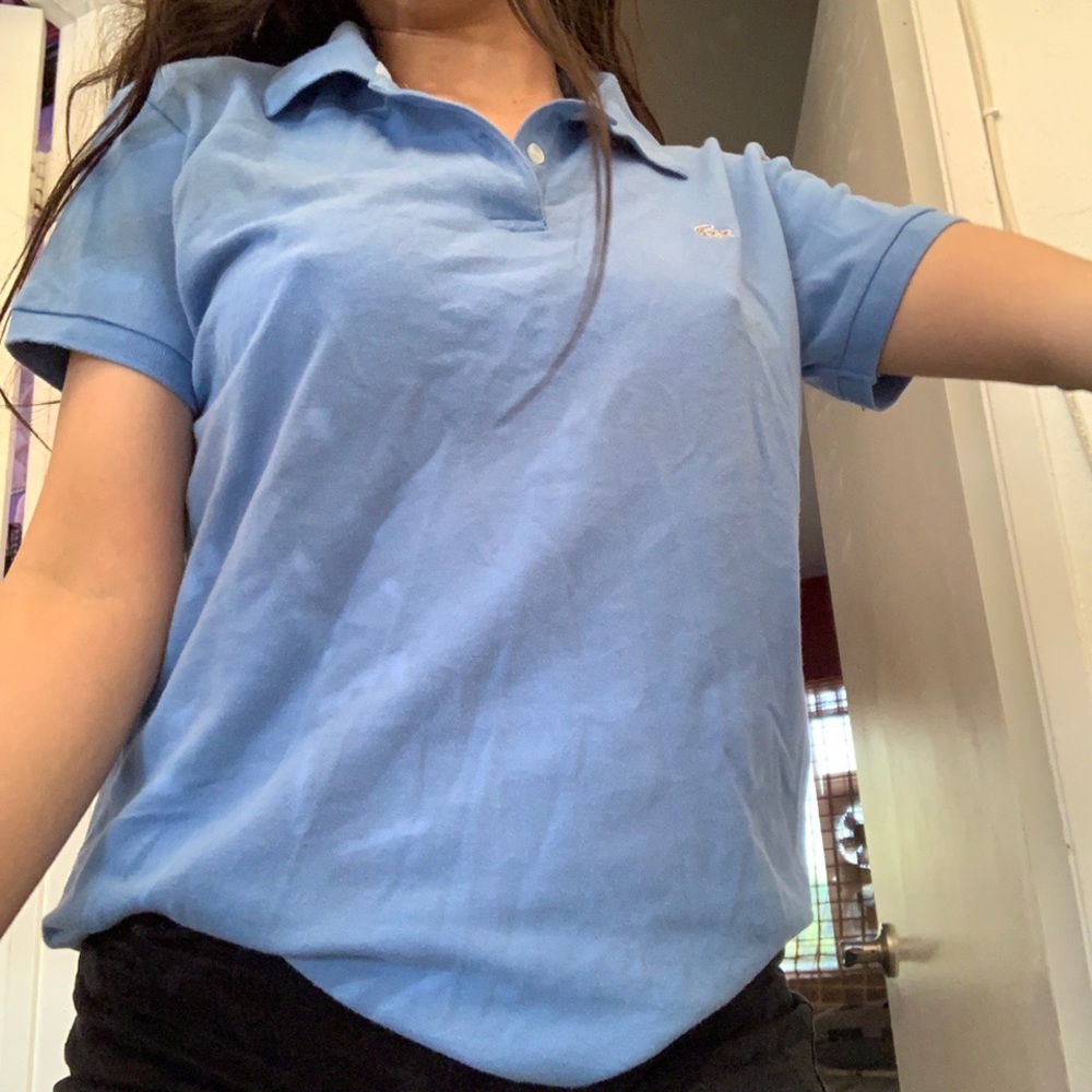 Women’s Baby Blue Lacoste Polo🍼